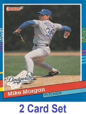 Mike Morgan Baseball Card Collection
